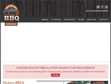 Tablet Screenshot of hickoryrestaurant.com